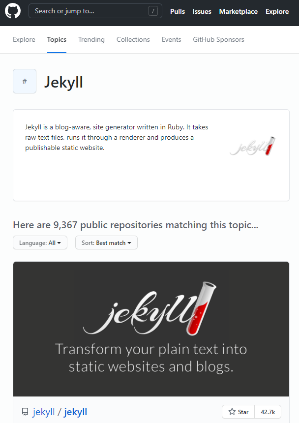 jekyll github